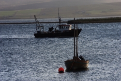 Boats in Stromness Harbour